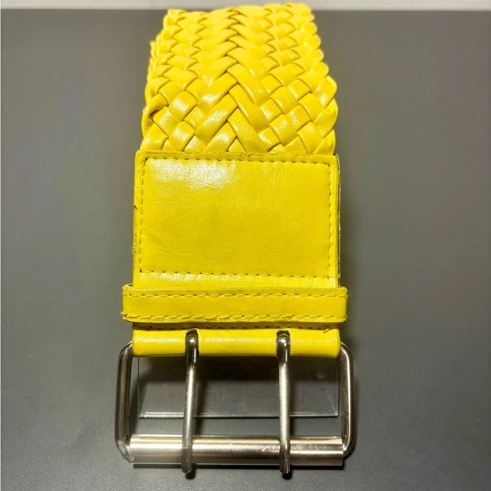 Yellow Braided Belt